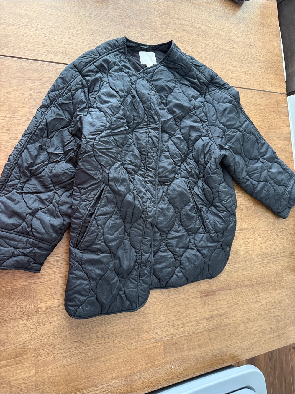 H&M Quilted Black Women's Puffer Jacket